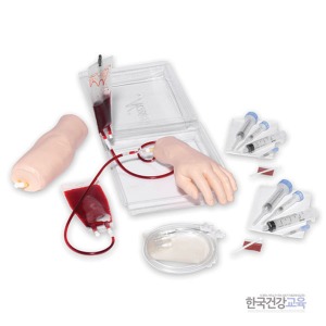 간호실습모형- 팔과 손 휴대용 정맥주사실습제품